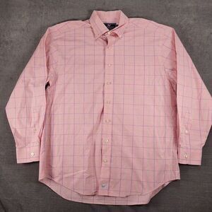 Vineyard Vines‎ Murray Shirts Pink Plaid Button Up Long Sleeve Mens Sz Large